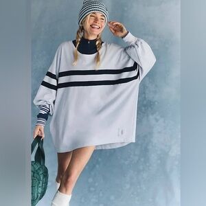 NWOT FP Movement Post Up Layer - Ice Gray XS